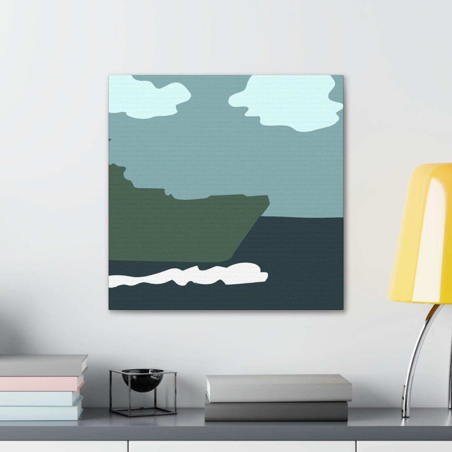 Marine Minimalism Scene - Canvas