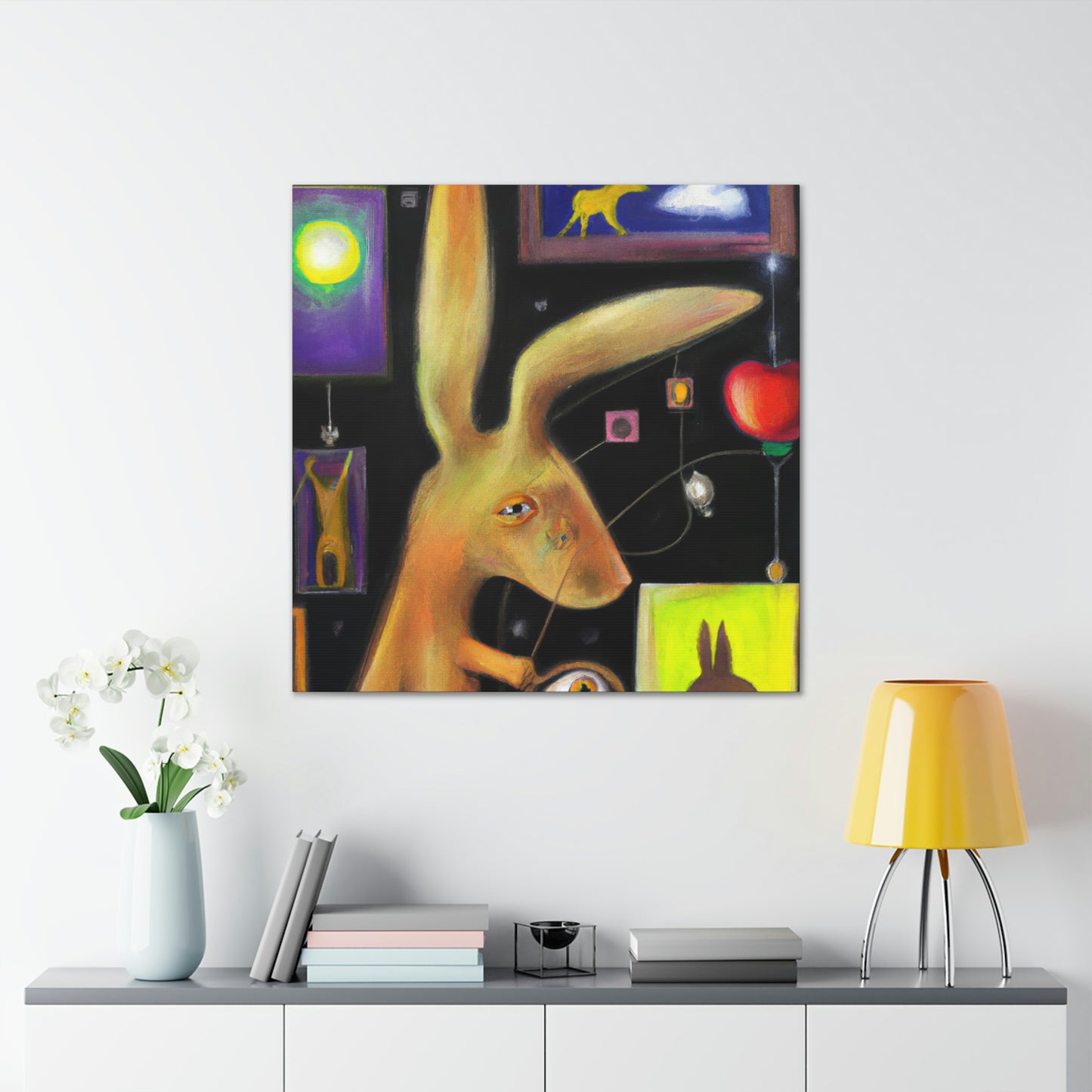 Rabbit in Eternal Dream - Canvas