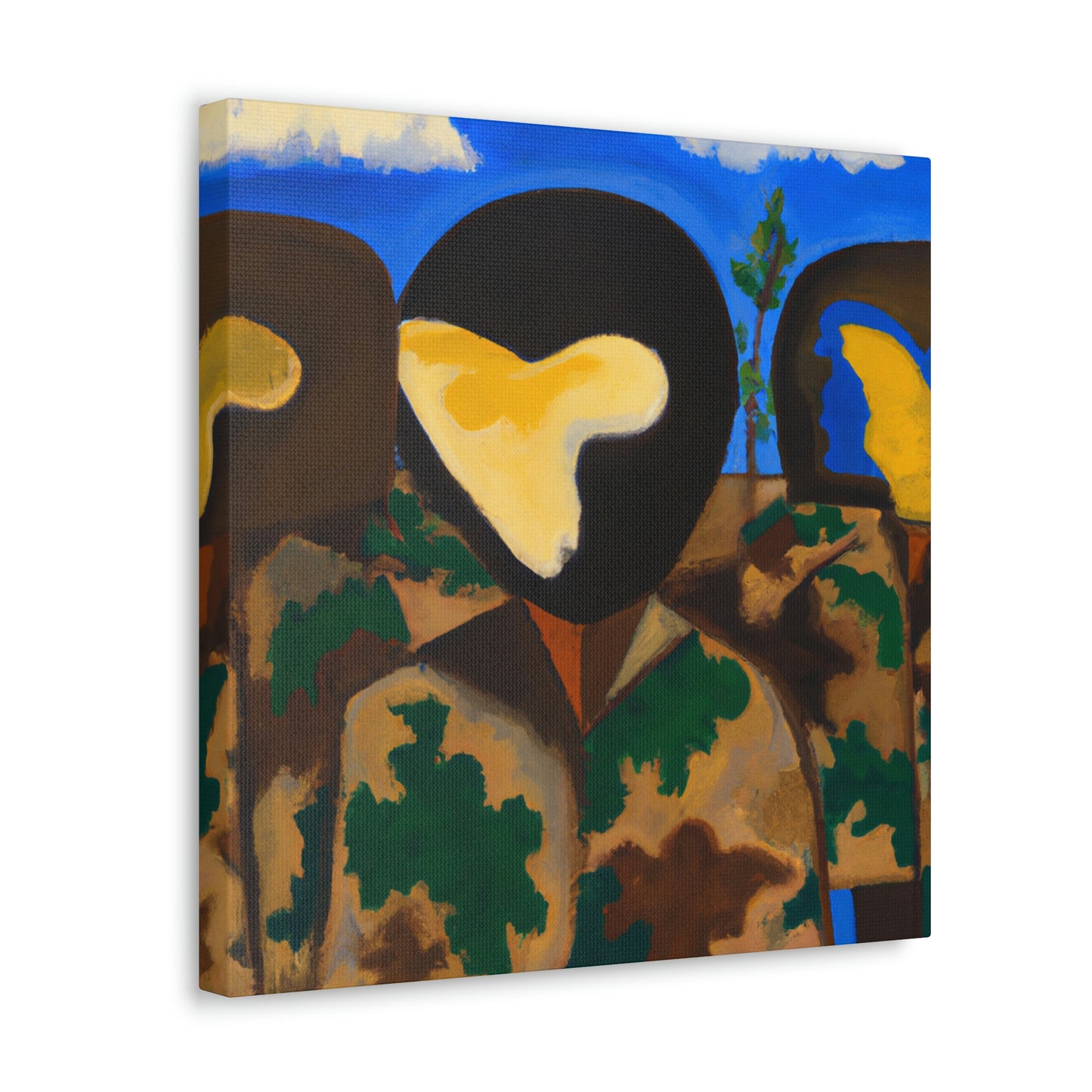 Camouflage in abstract - Canvas