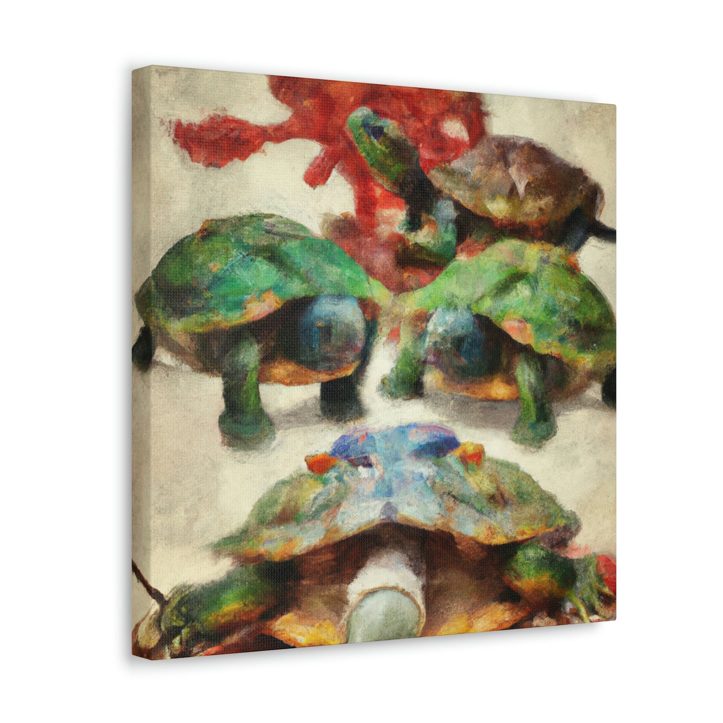 "Turtle on a Quest" - Canvas