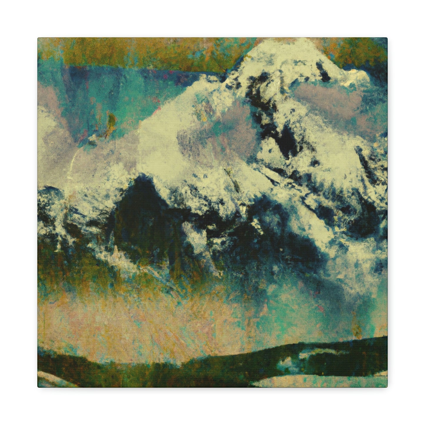 "Mountain Majesty Expressionism" - Canvas