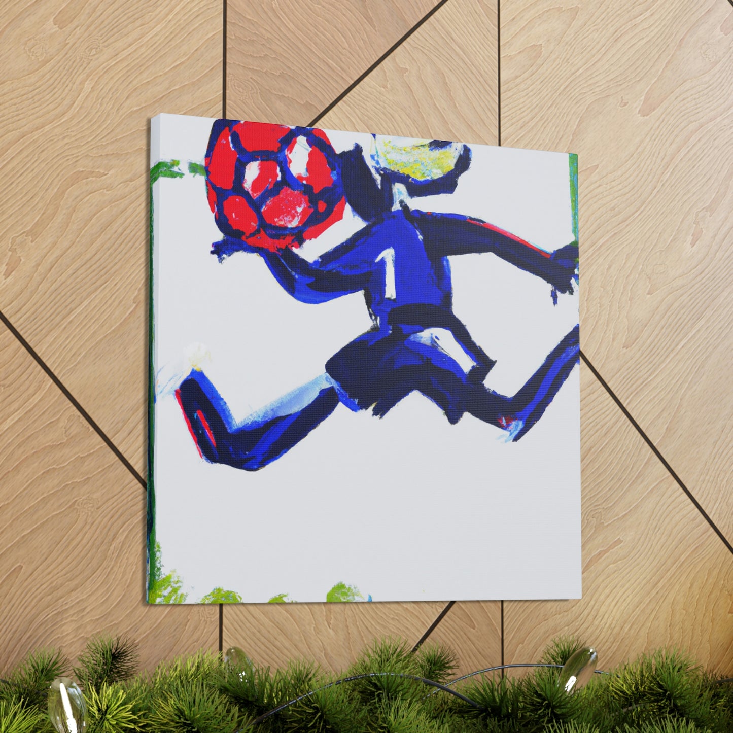 "Playing Soccer Passionately" - Canvas