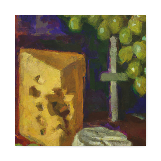 Cheese and Grapes Bliss - Canvas