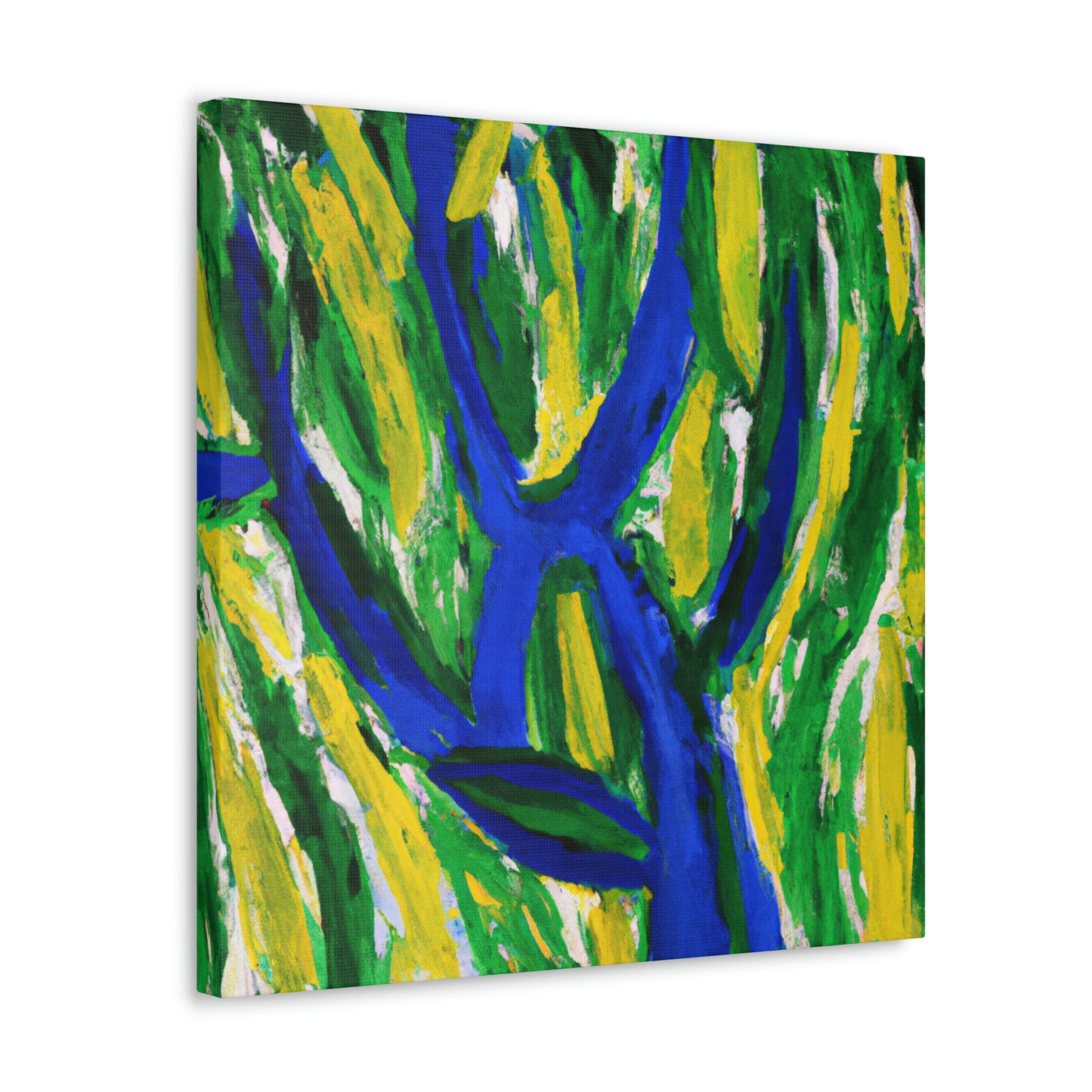 "Willow Tree in Moonlight" - Canvas