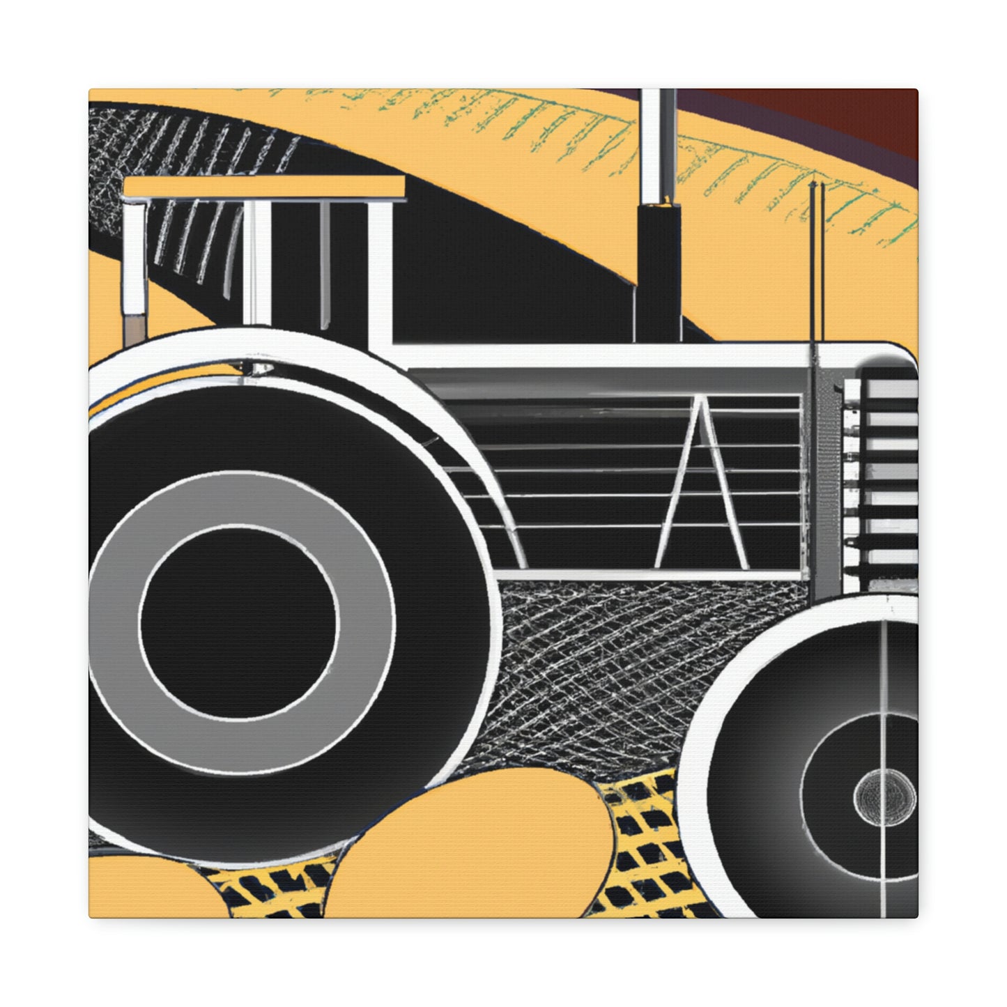 Tractor in the Jazz Age - Canvas