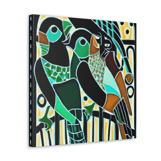 "Birds of the Jazz Age" - Canvas