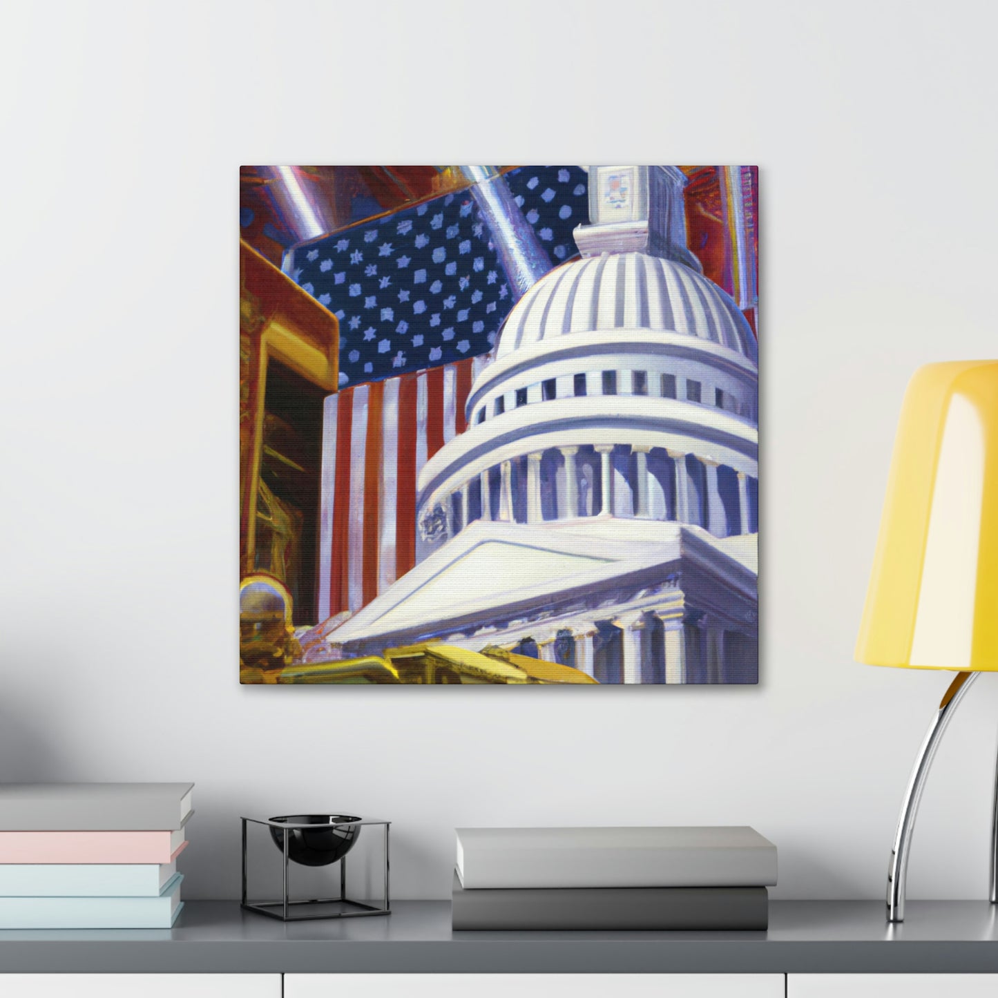 "Independence Hall Triumphant" - Canvas