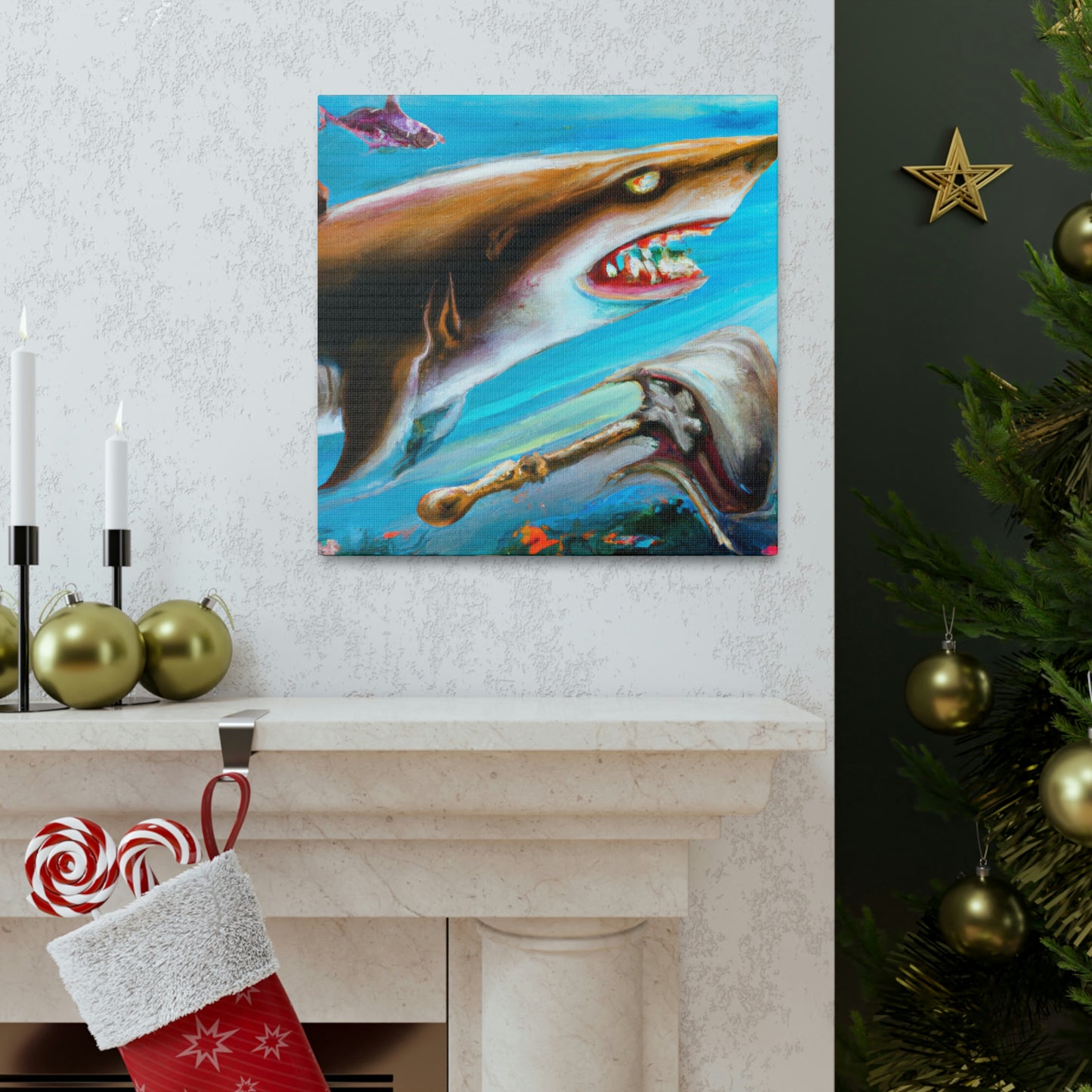 Shark Surrealism Dream - Canvas