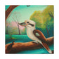 Kookaburra's Majesty Painting - Canvas