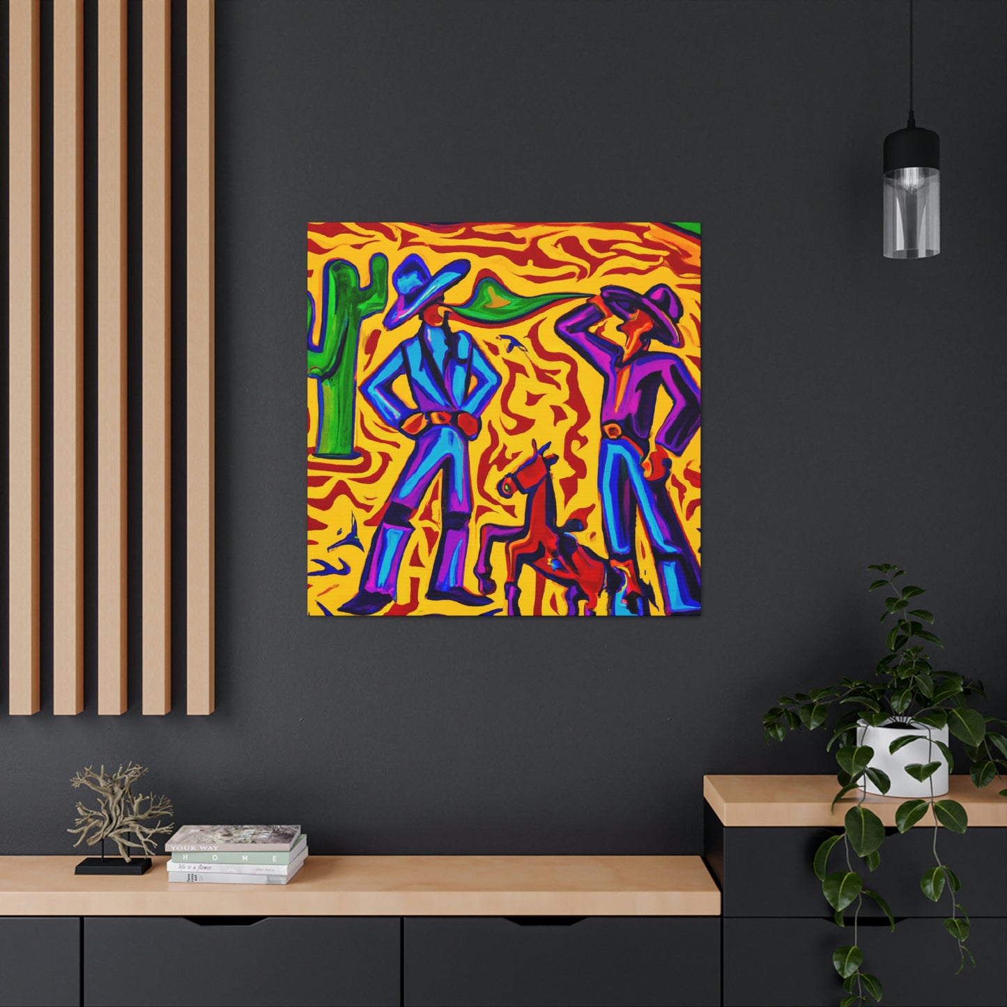 "Branding Iron Fauvism" - Canvas