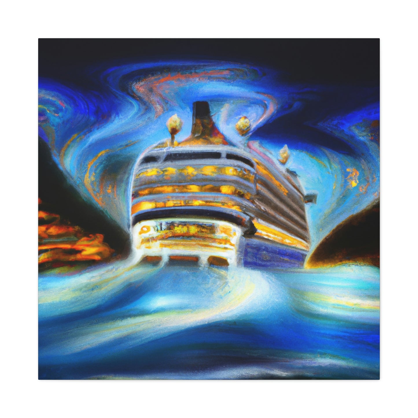 "Cruise Ship Surreality" - Canvas