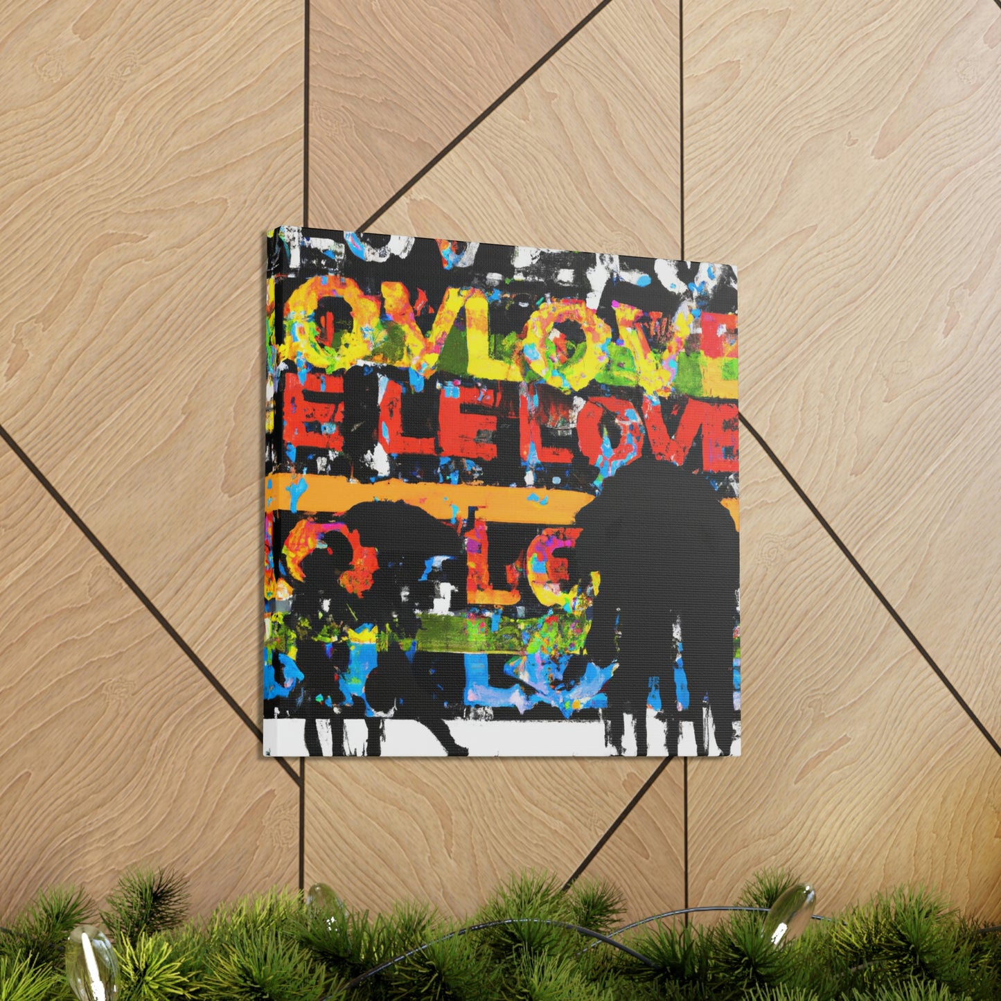 Love in Rainy Skies - Canvas