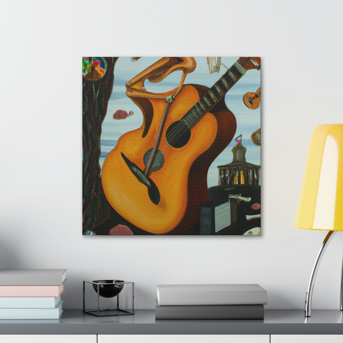 "Guitar in a Dreamscape" - Canvas