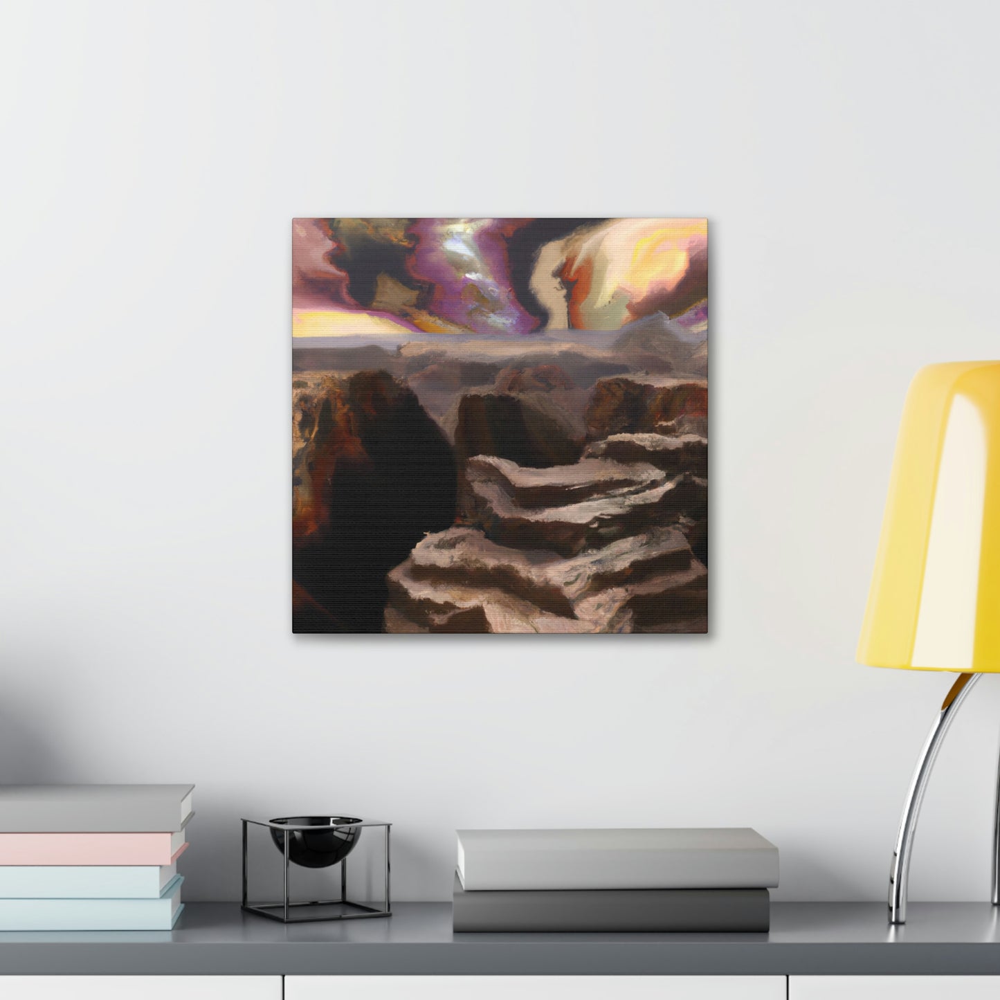 Canyon Awaits Mystery - Canvas