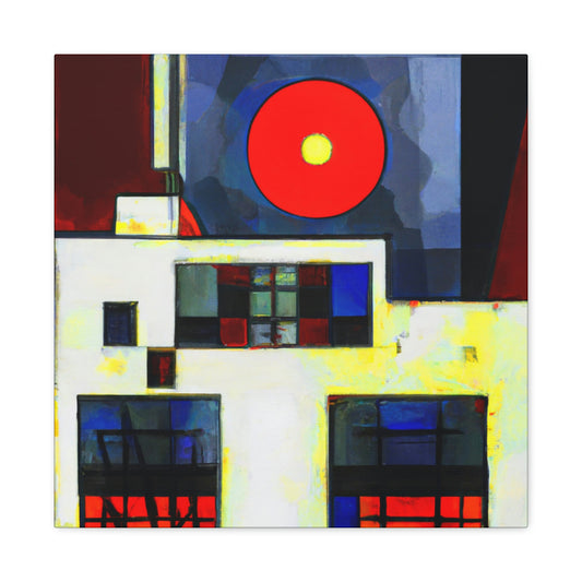 Bauhaus Digital Reflection - Canvas