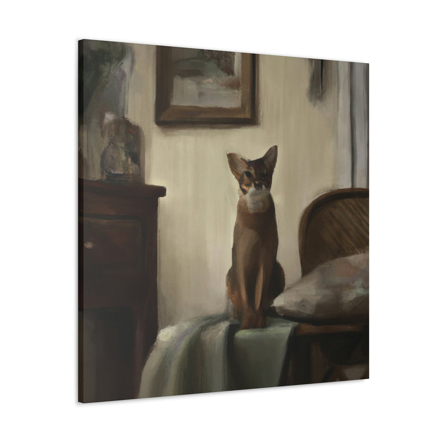 "Abyssinian Impressionist Dream" - Canvas