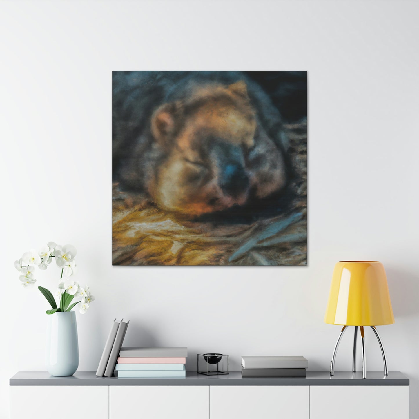 Wombat Abstract Nocturne - Canvas