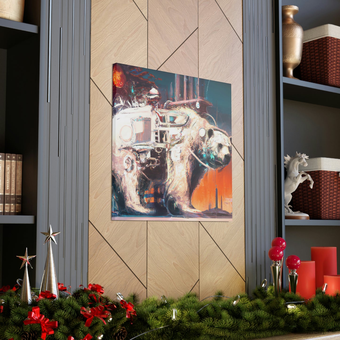 Polar Bear Mechanical Maker - Canvas