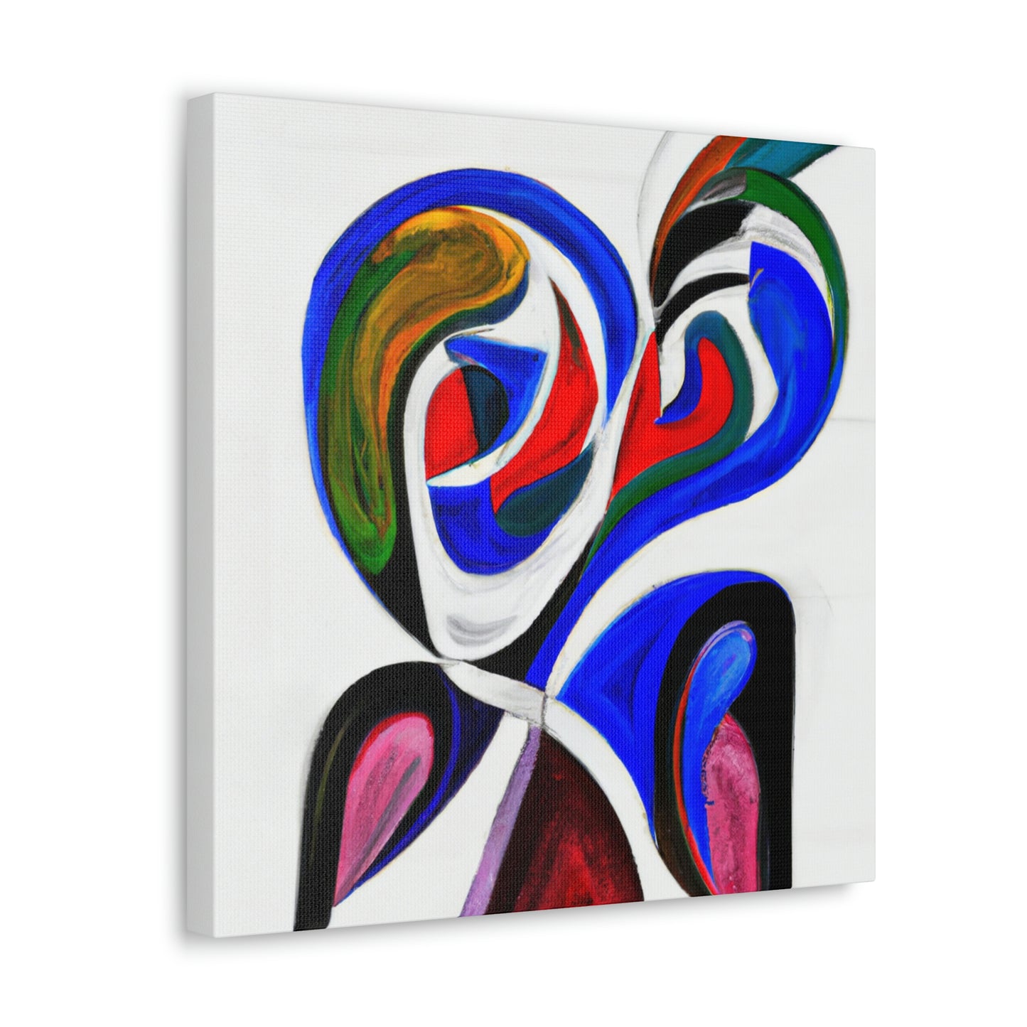 Lovebirds in Flux - Canvas