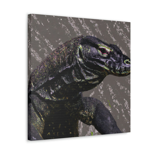 Komodo Dreaming Vividly - Canvas