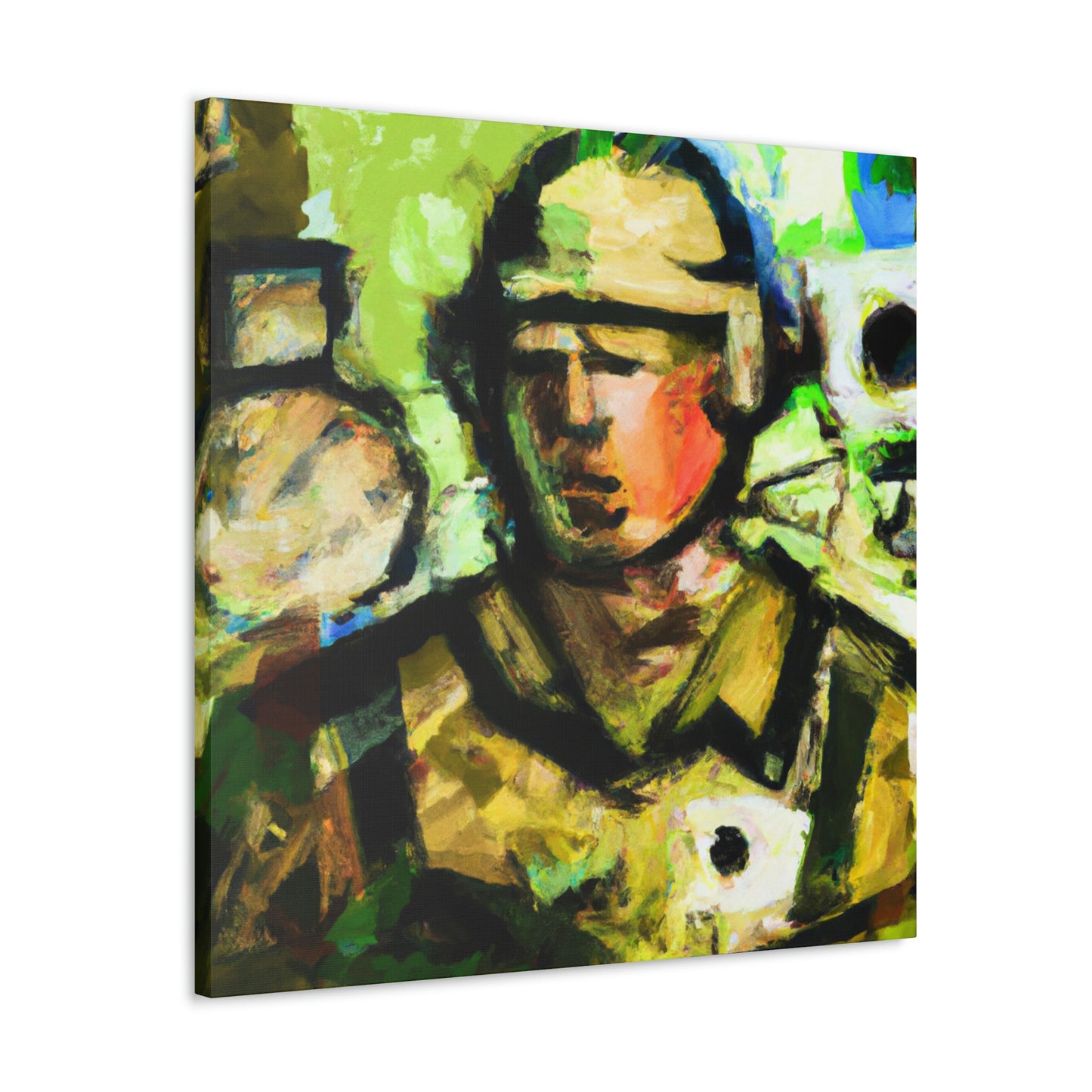 Engineer with Fauvism - Canvas