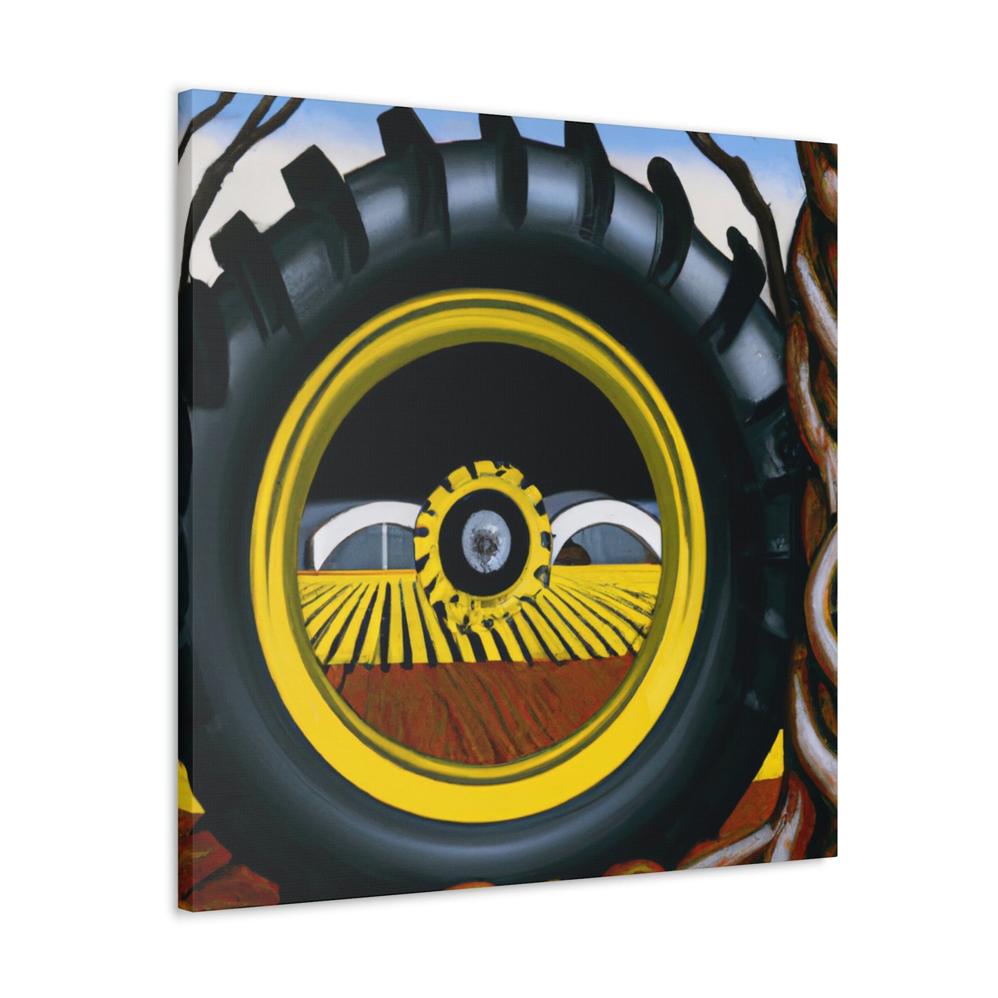 Tire in Transition Period - Canvas