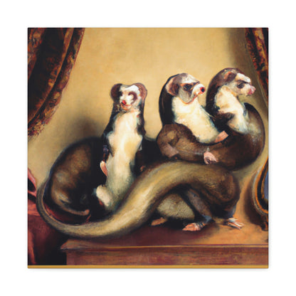 Ferrets in Baroque - Canvas