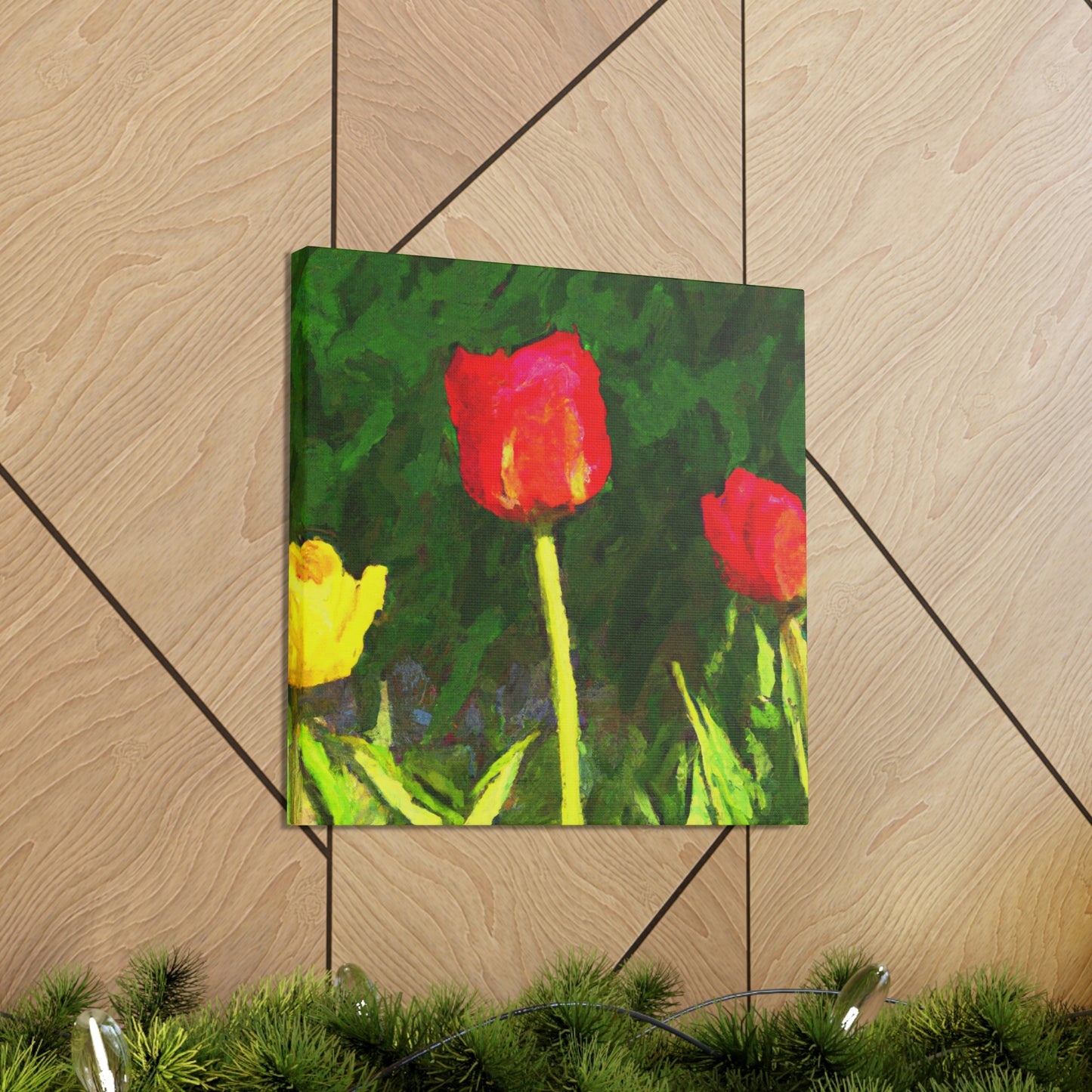 Tulips in Technicolor - Canvas