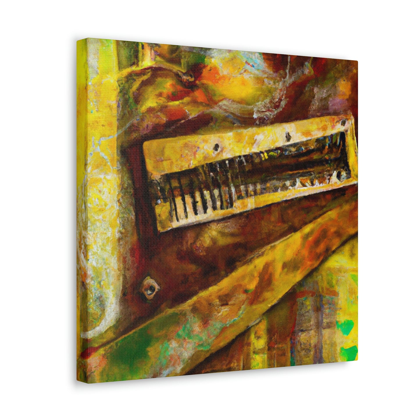 Harmonica Melody Music - Canvas