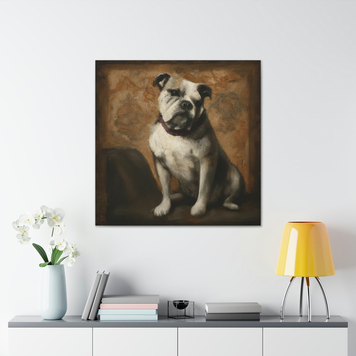 "Bulldog of Baroque" - Canvas