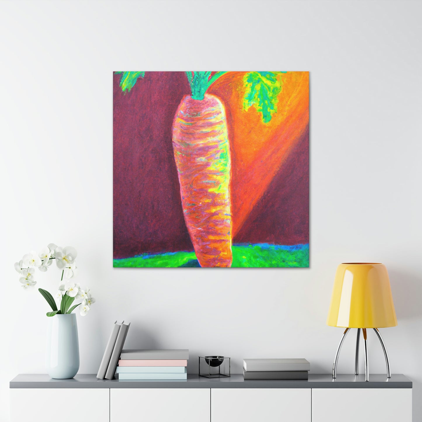 A Carrot's Dreamscape - Canvas