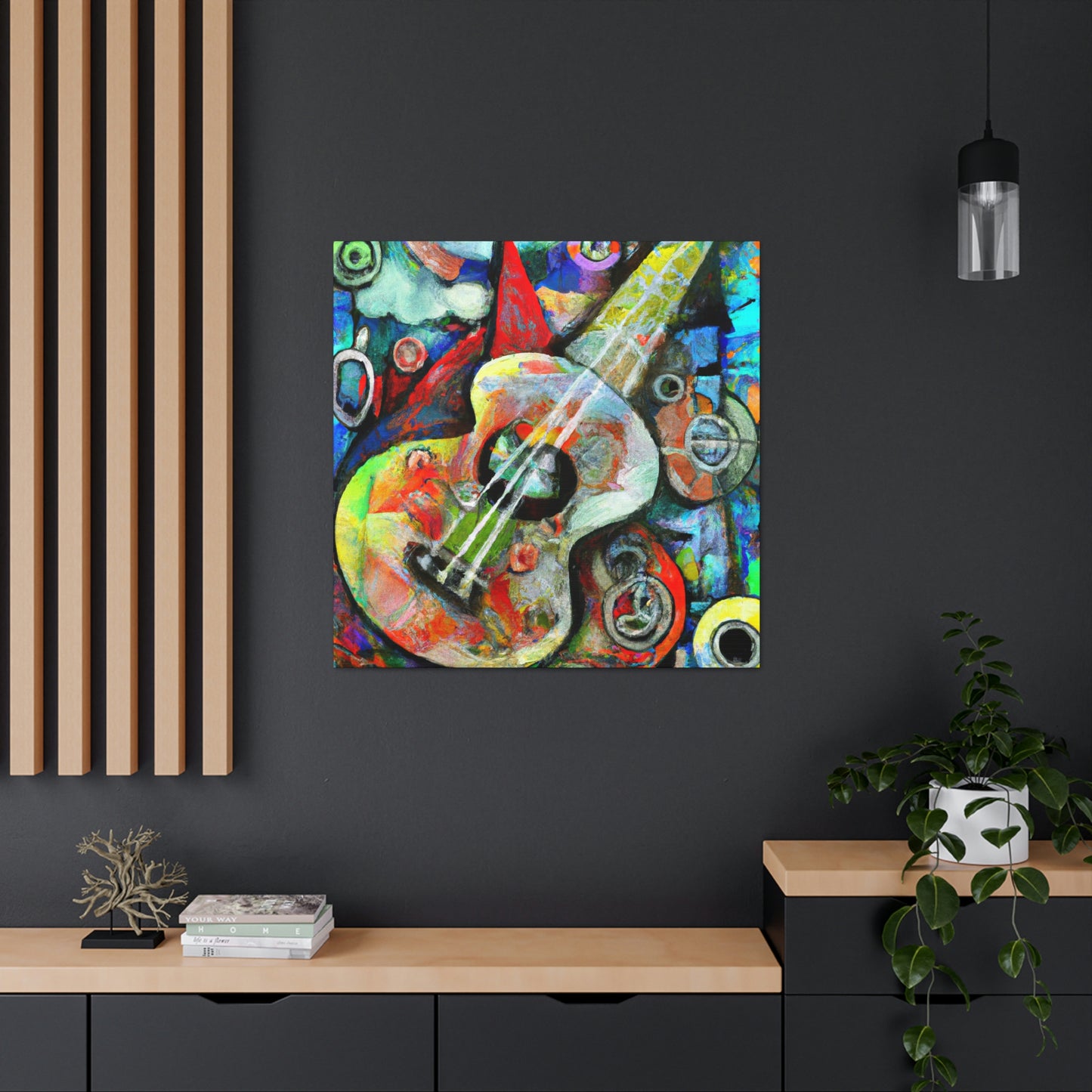 Ukelele in Dreamscape - Canvas