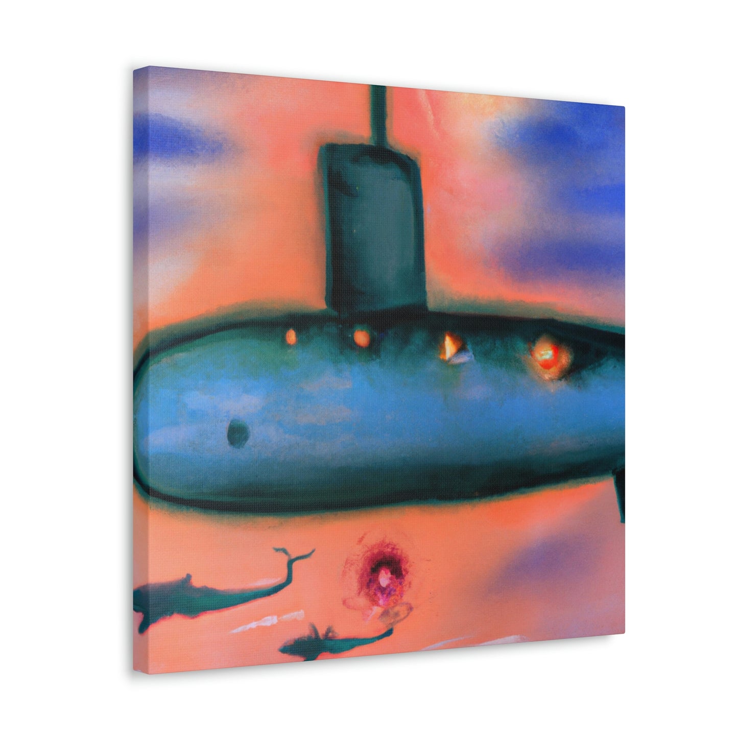 "Submarine in Expressionism" - Canvas