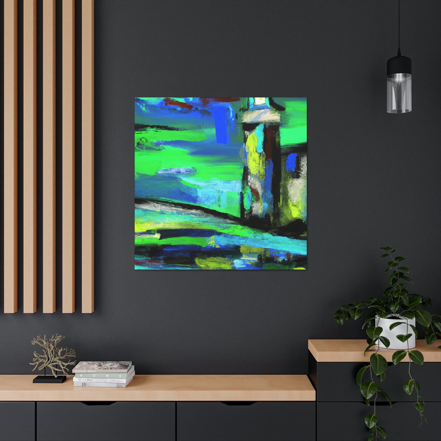 Lighthouse of Expressionism - Canvas