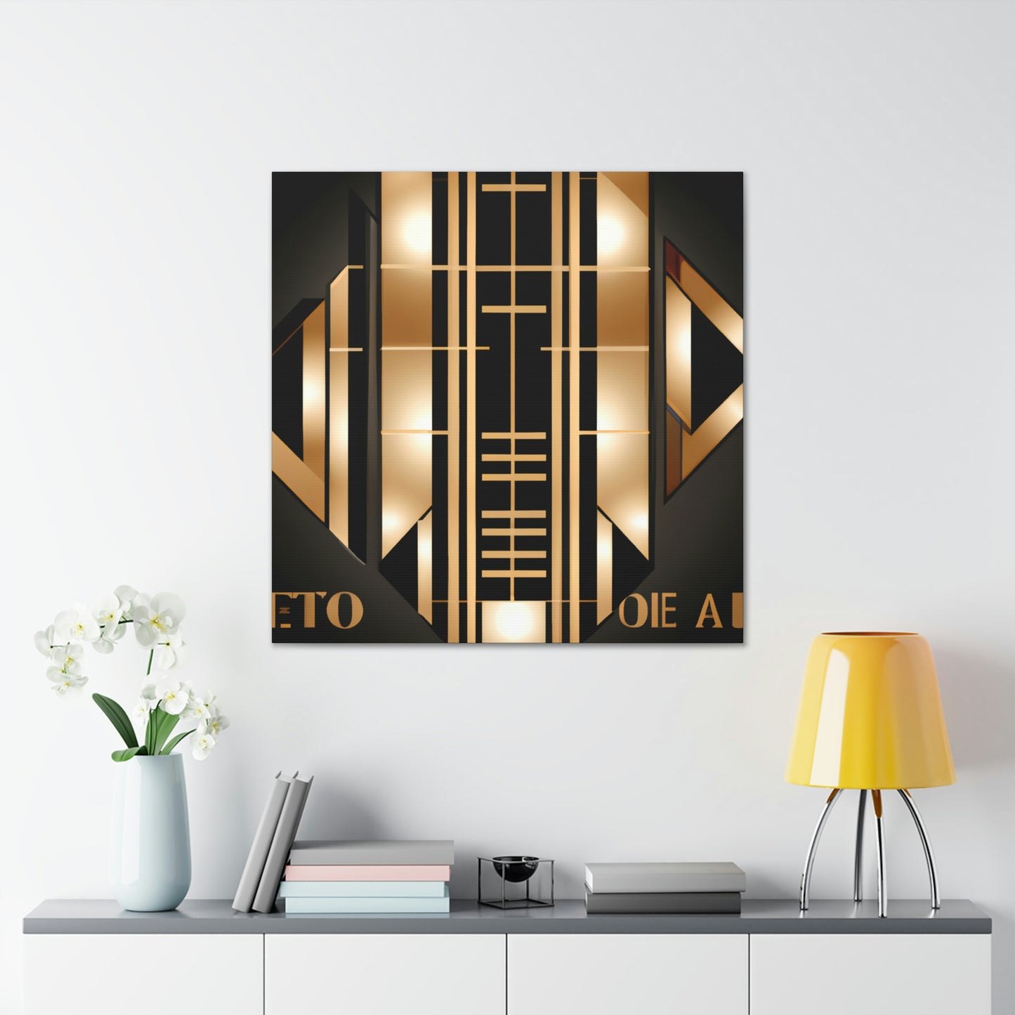 "Jazz Age Radiance" - Canvas