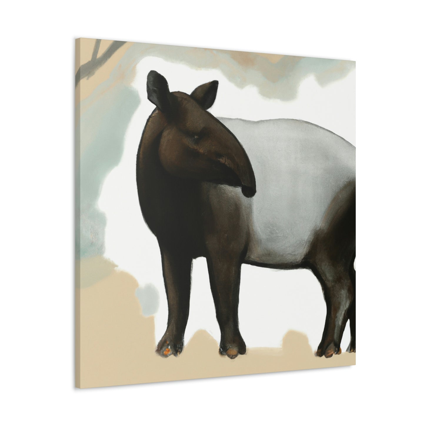 Malayan Tapir Dreaming - Canvas