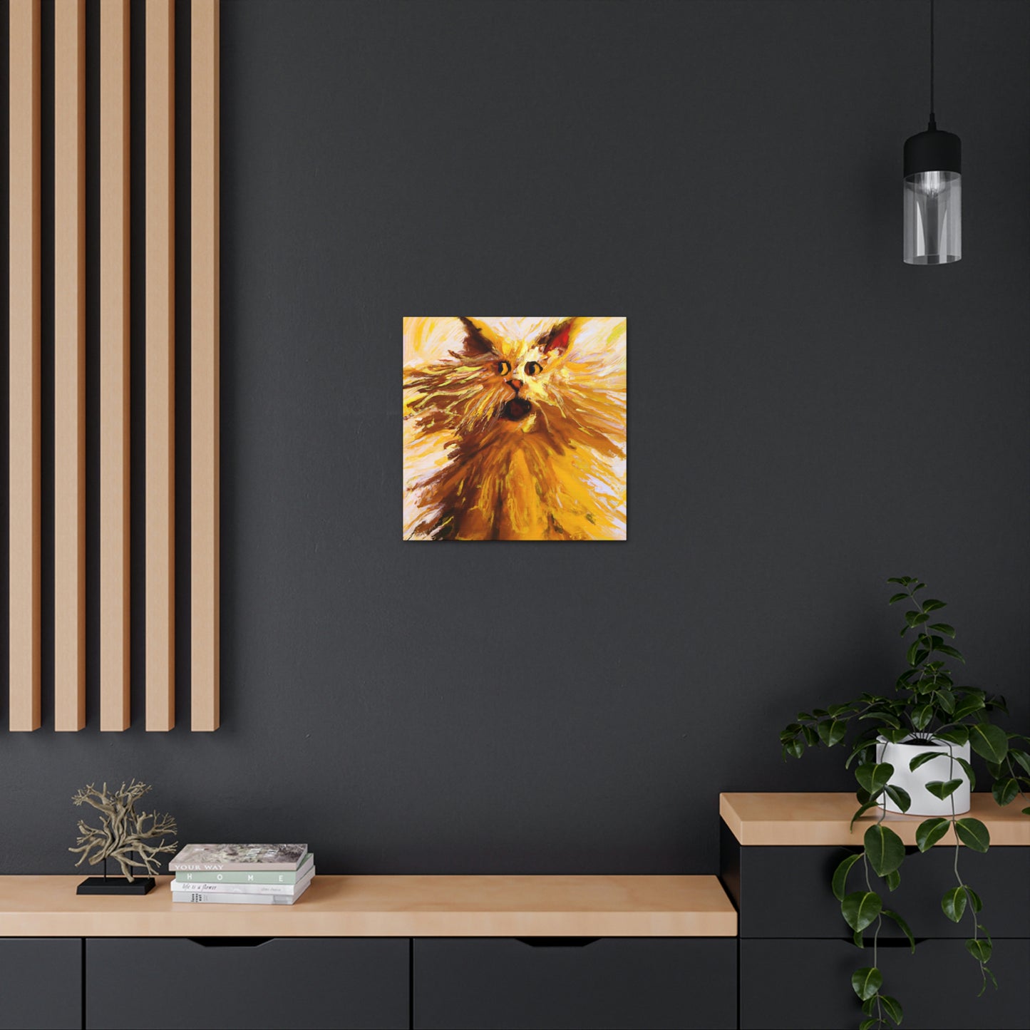 Maine Coon Awe. - Canvas