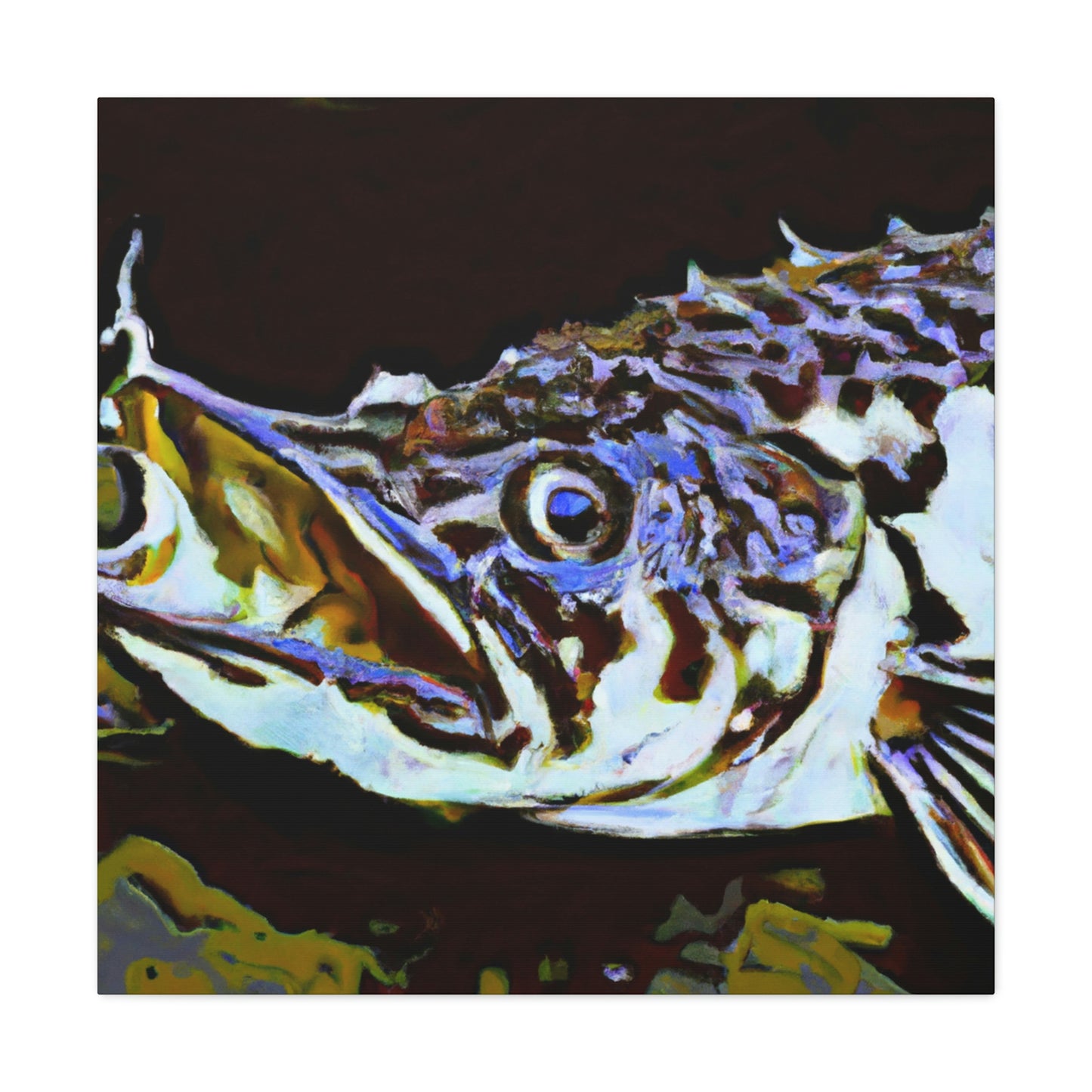 "Corydoras Catfish Abstract" - Canvas