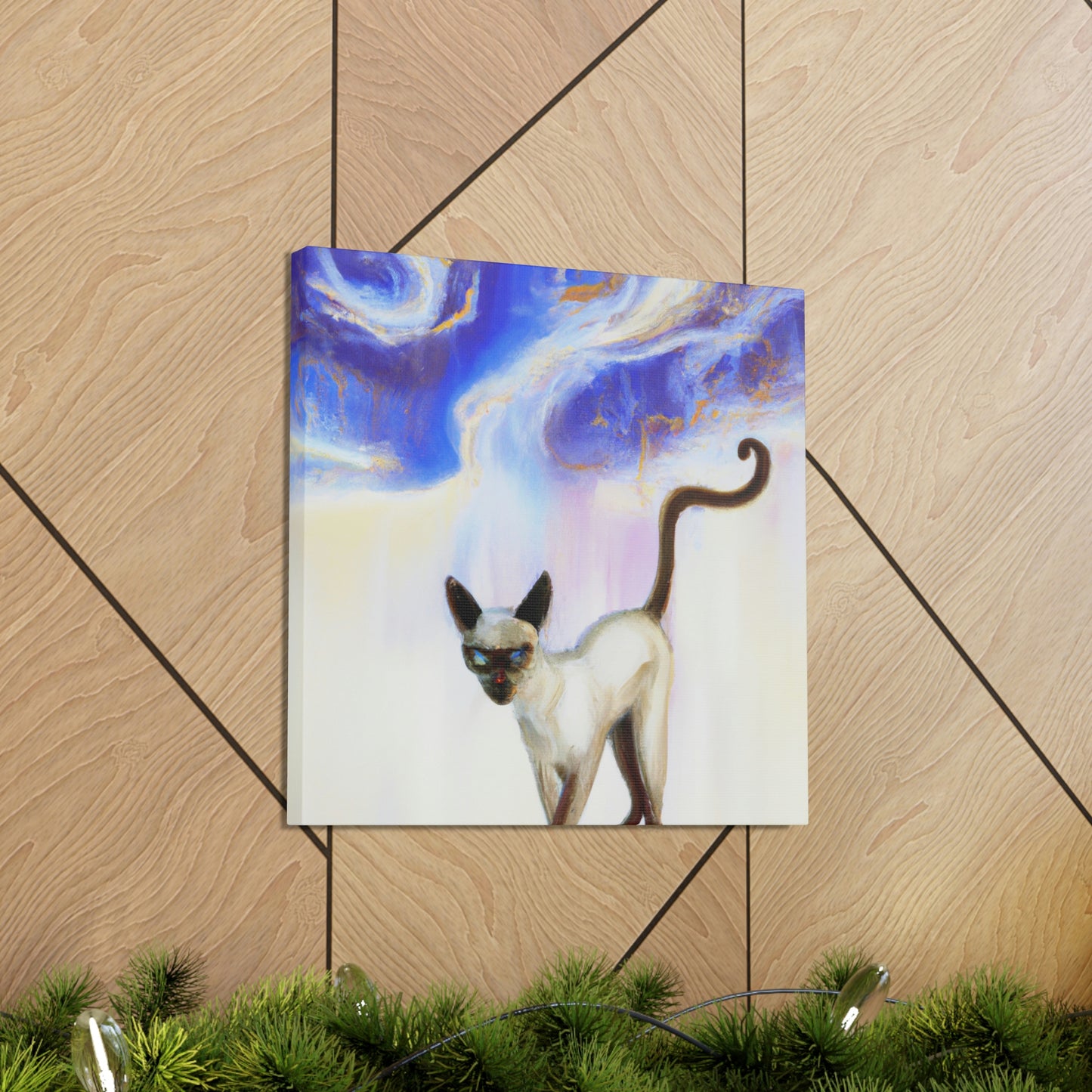 Siamese Abstraction Dance - Canvas