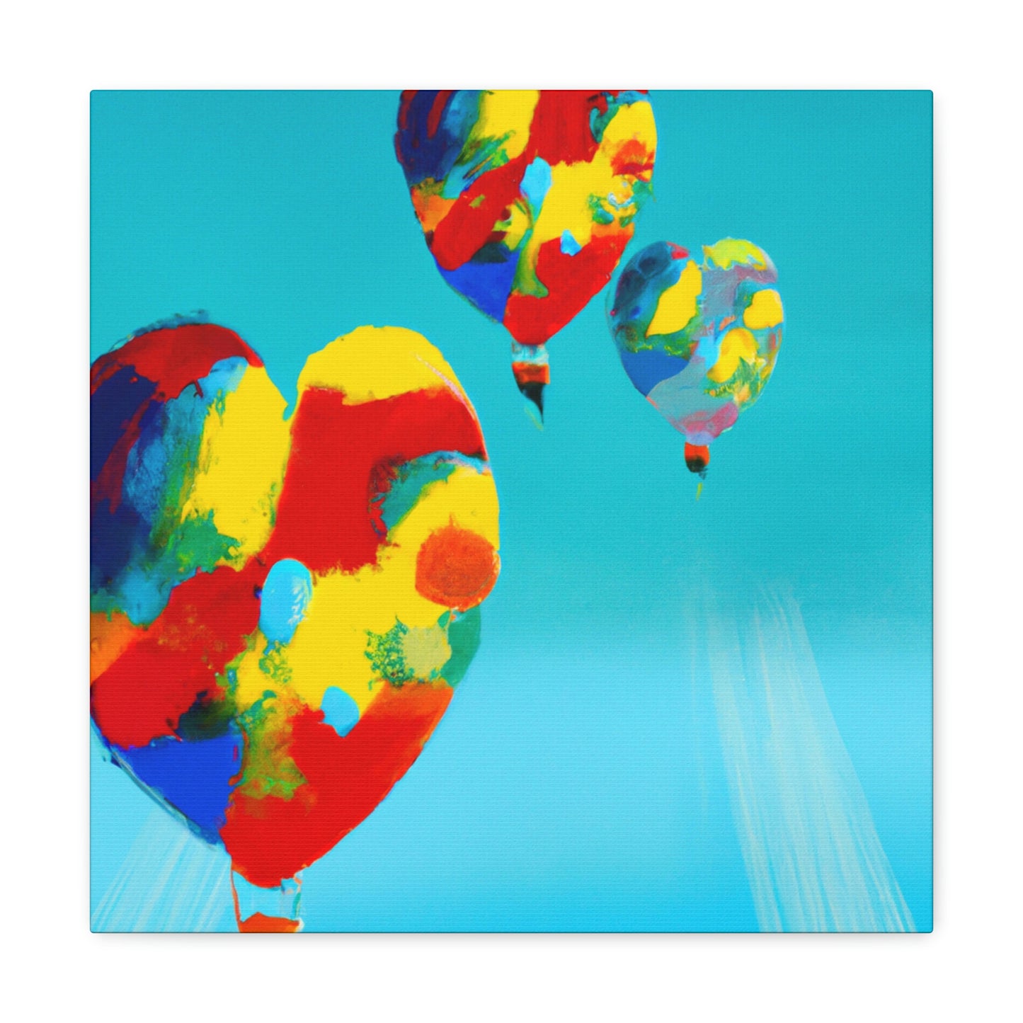 "Skyward Flight of Balloons" - Canvas