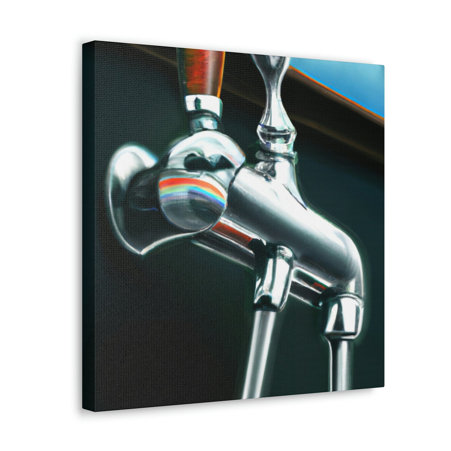 Bar Tap, Hyperrealism - Canvas