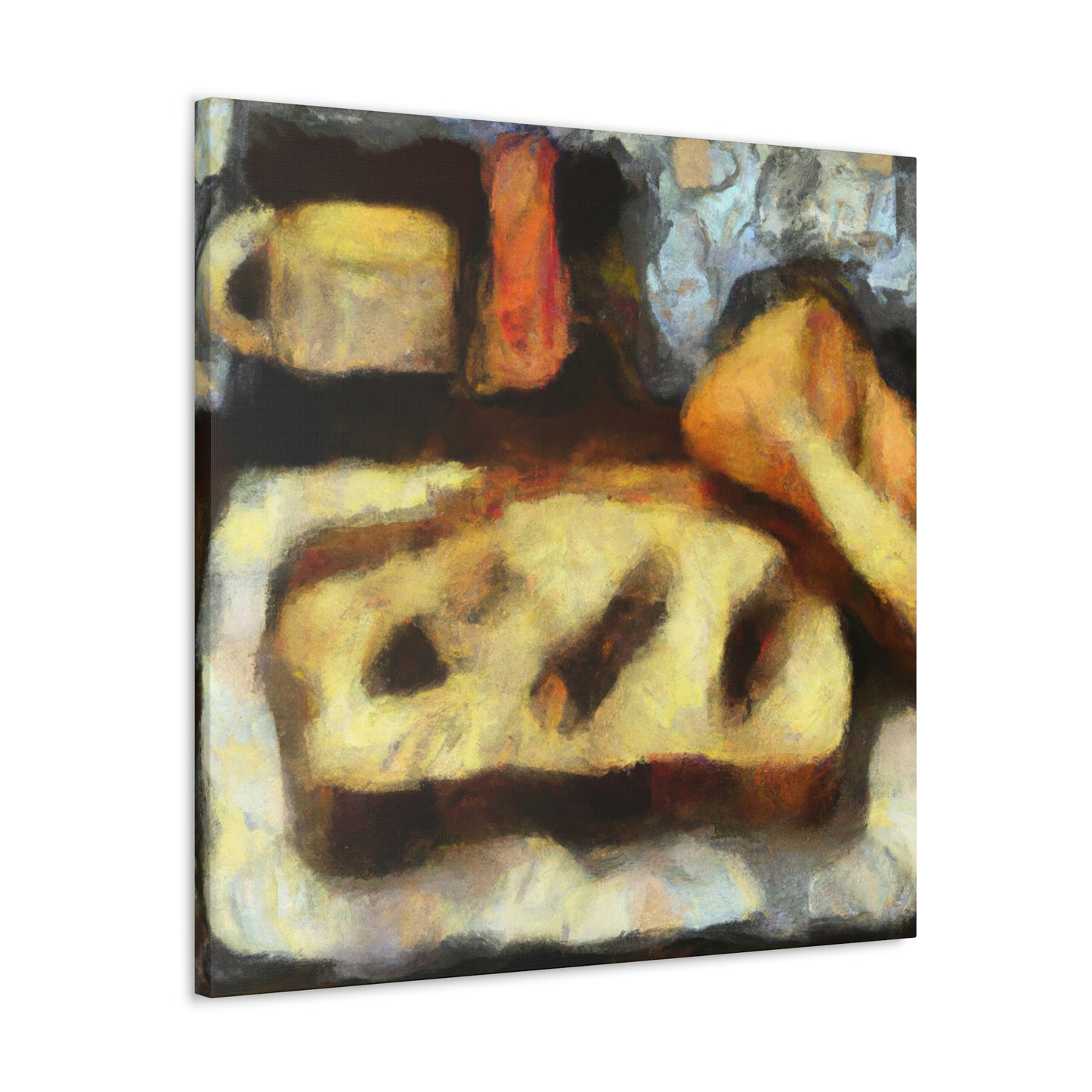 "Breaking Bread Abstraction" - Canvas