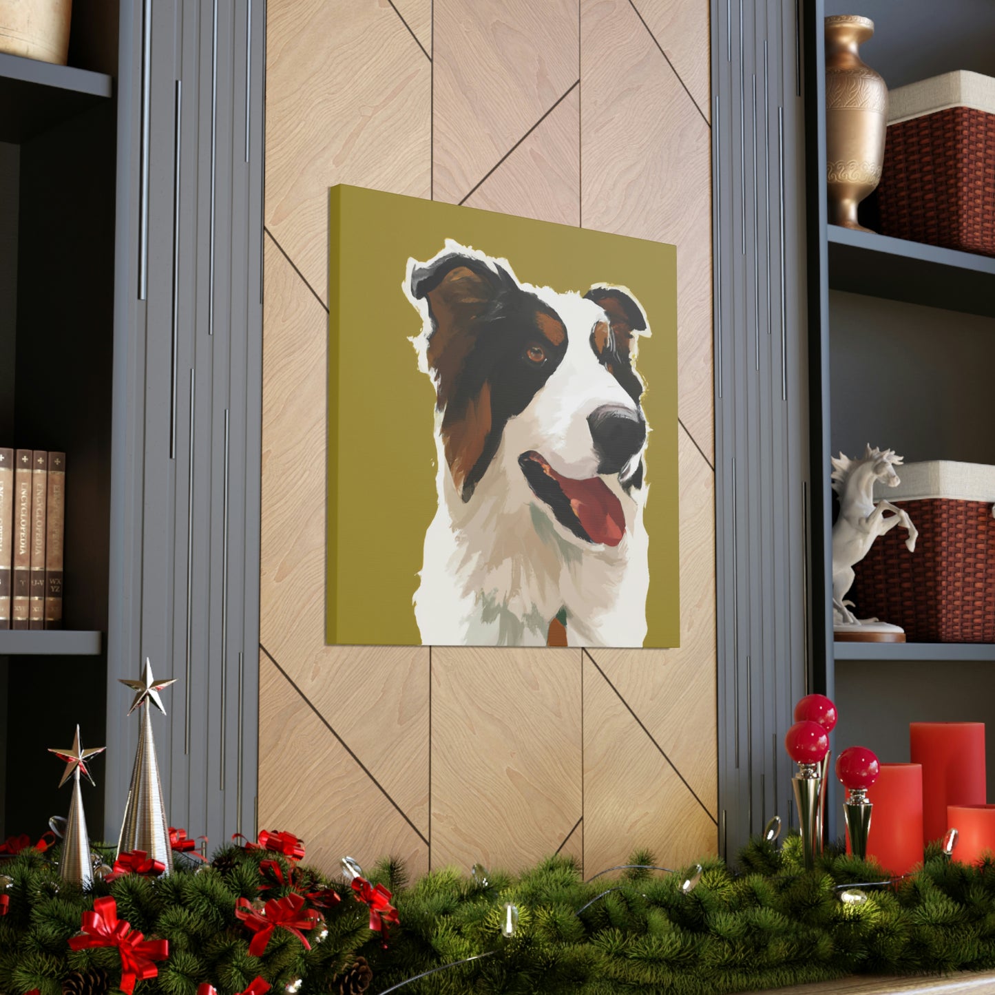 "Border Collie Simplicity" - Canvas