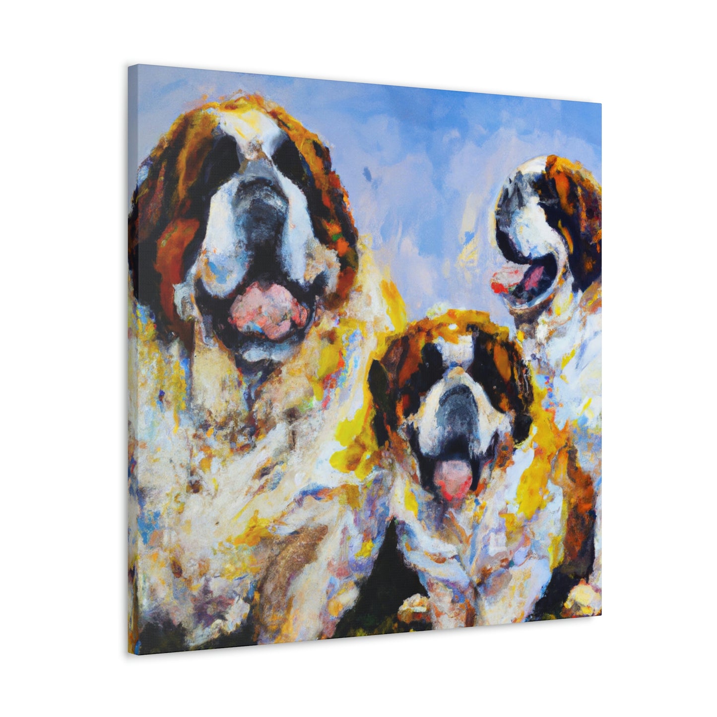 Saint Bernard's Majesty - Canvas