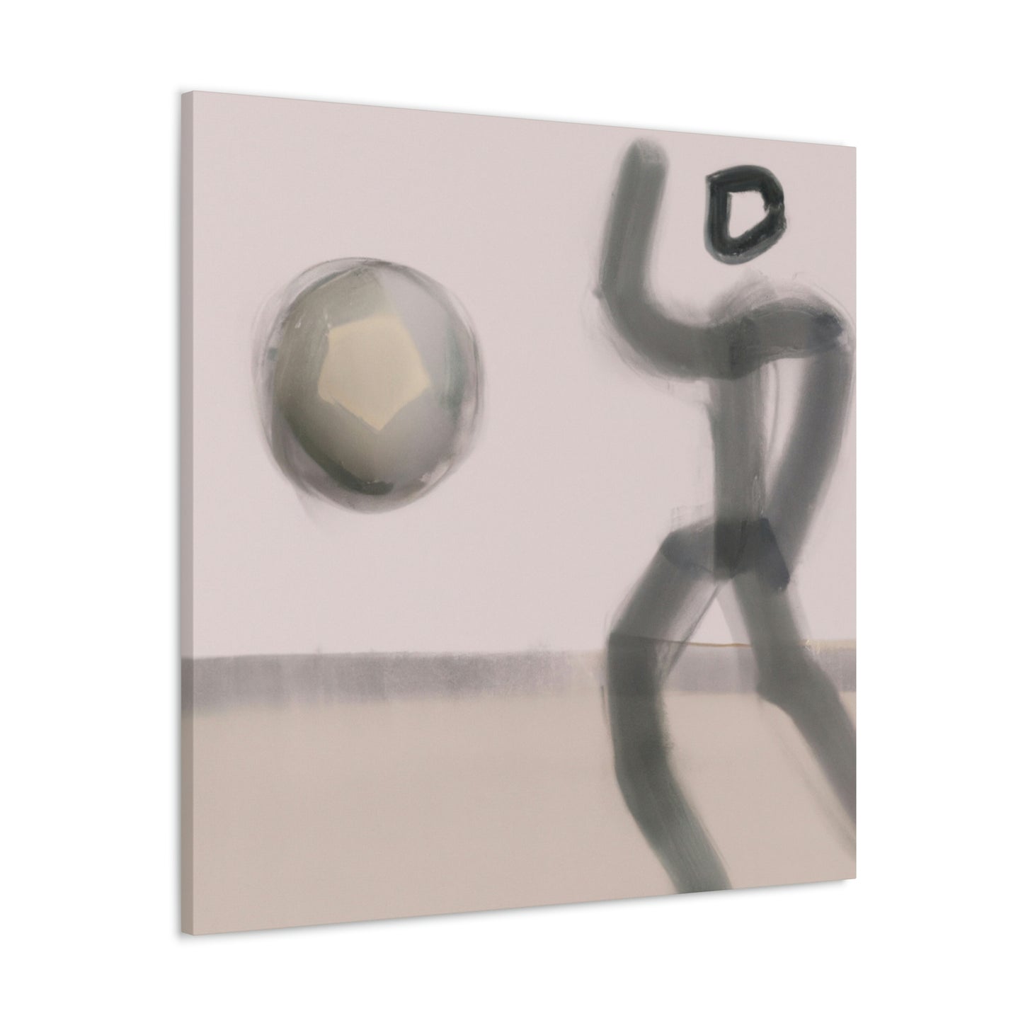 "Football's Dynamic Movement" - Canvas