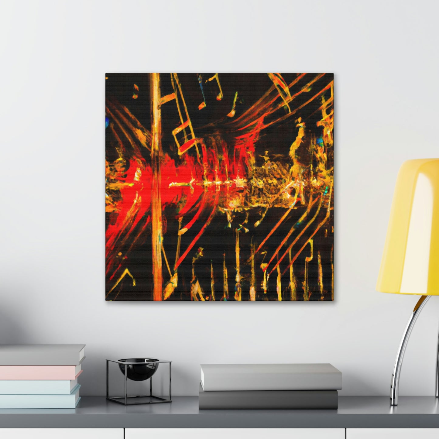 Sound Waves Symphony - Canvas