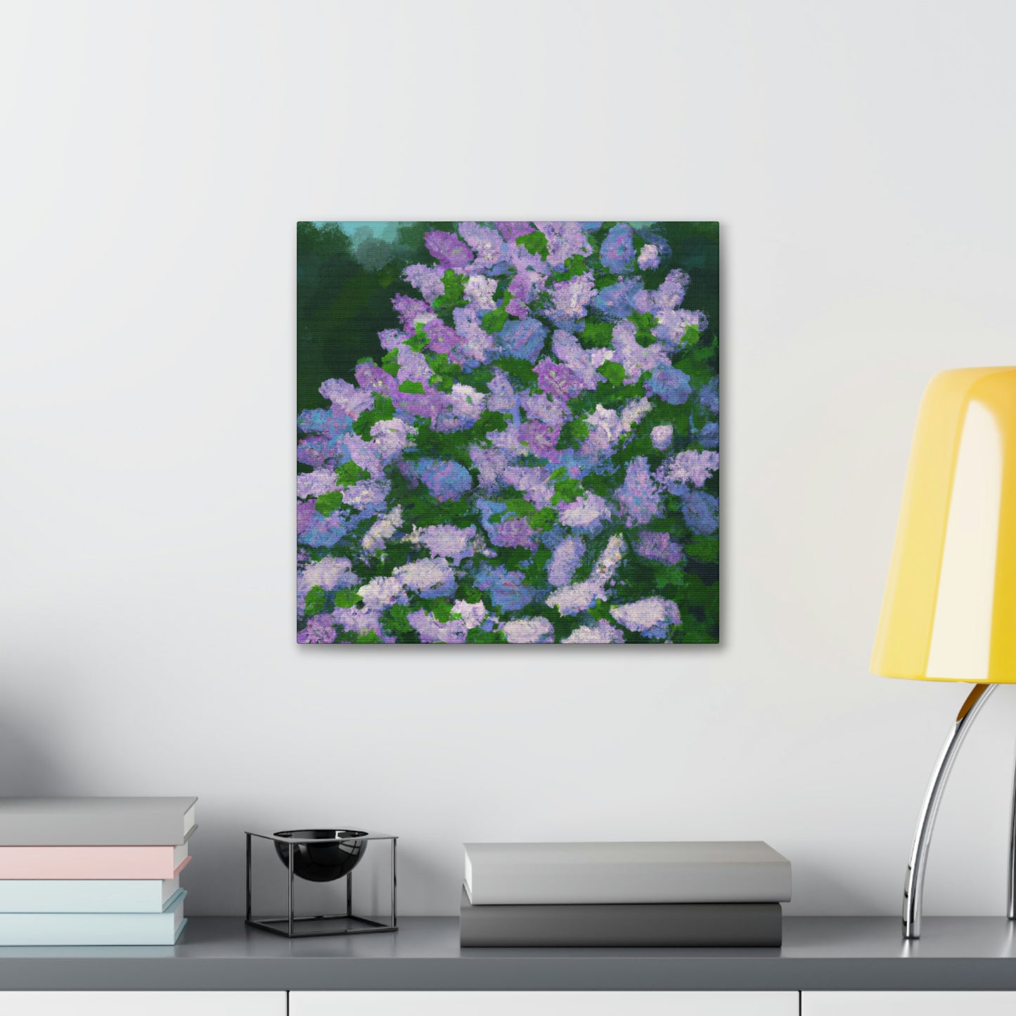 "Lilac Petal Abstraction" - Canvas