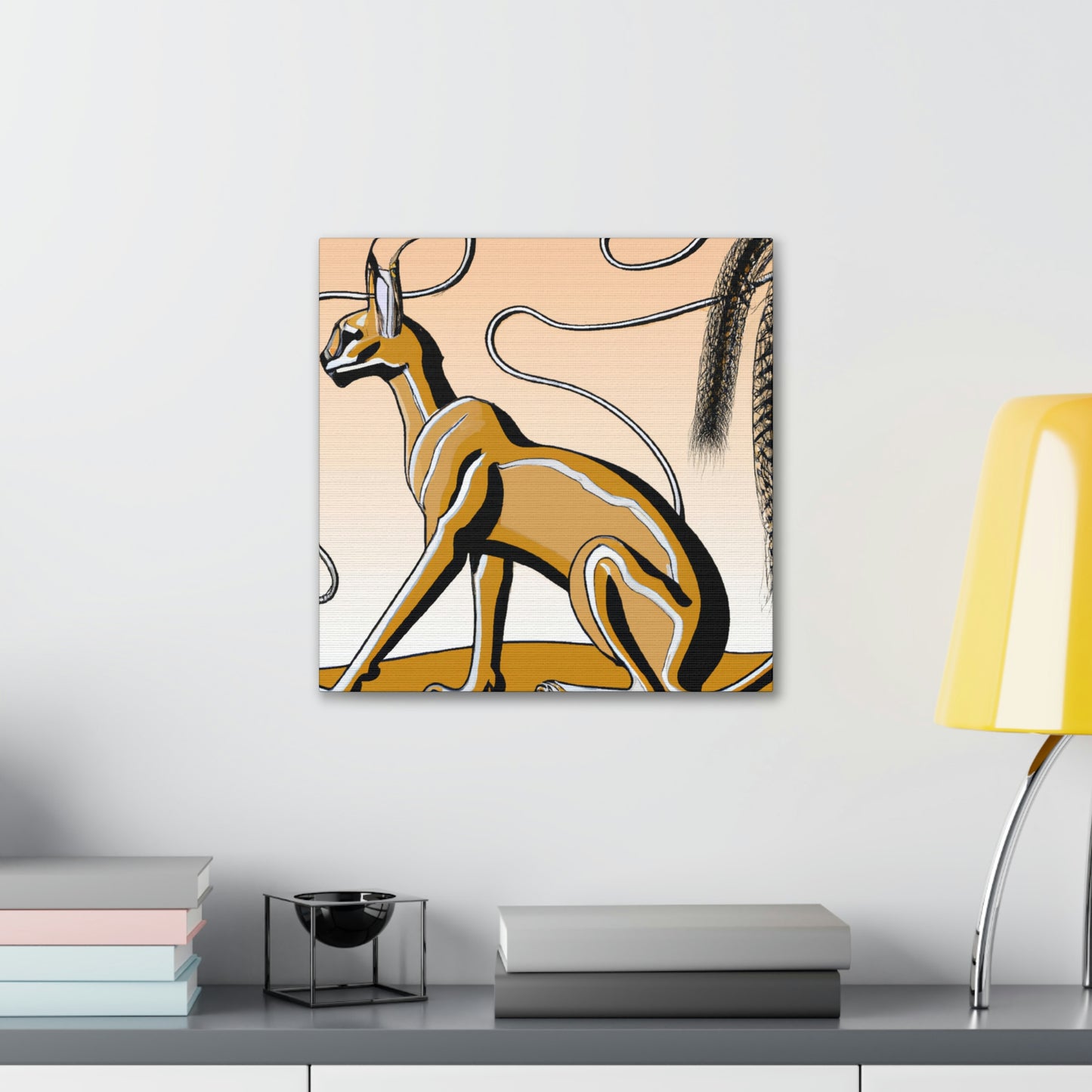 "Caracal Majestic Majesty" - Canvas