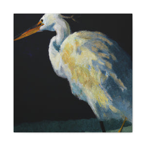 Snowy Egret Serenity - Canvas