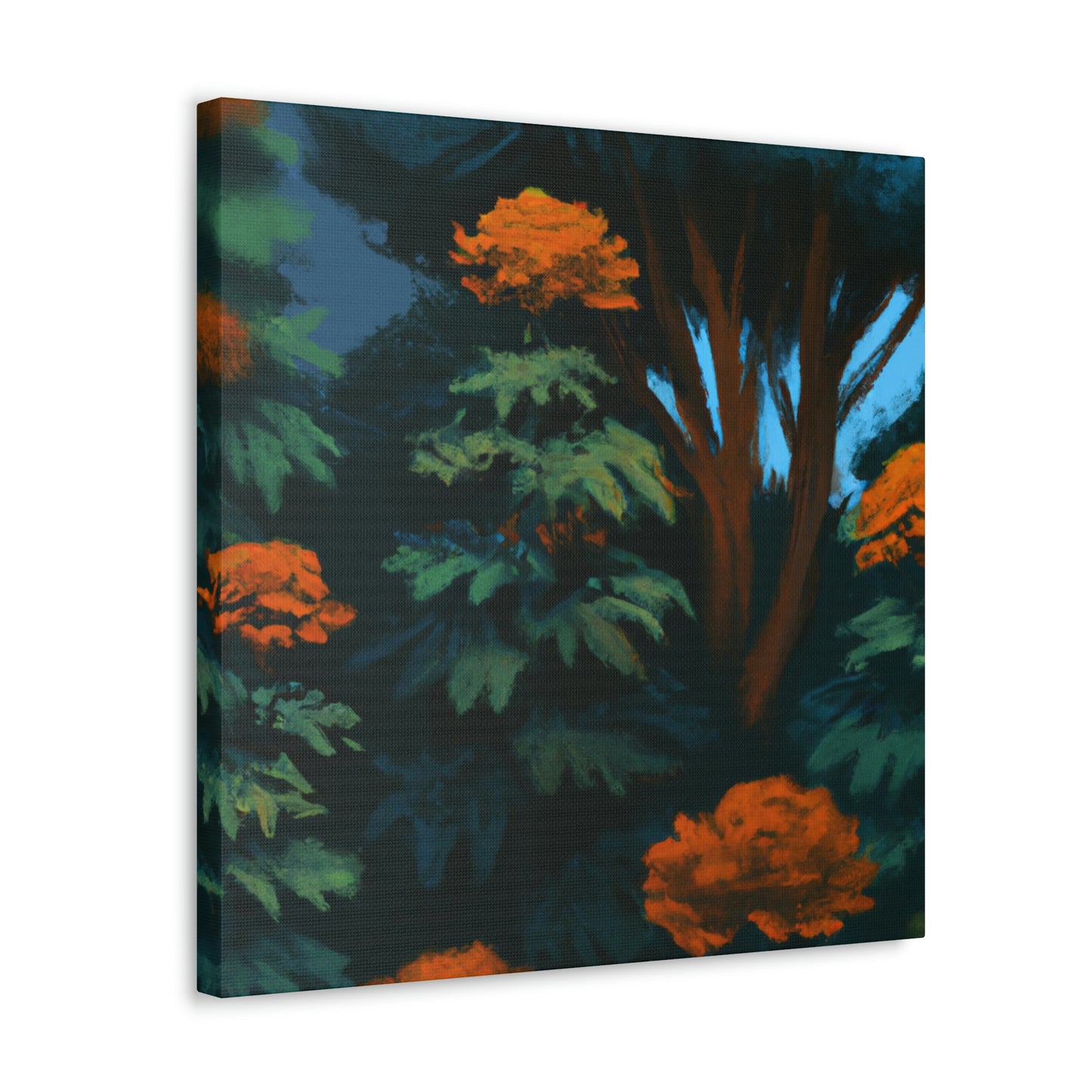 Marigolds in Bloom - Canvas